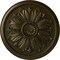 Ekena Millwork Kaya Ceiling Medallion (Fits Canopies up to 5 1/4"), Hand-Painted Green Gold, 23 5/8"OD x 1 1/2"P CM23KAGGS - alternate 1